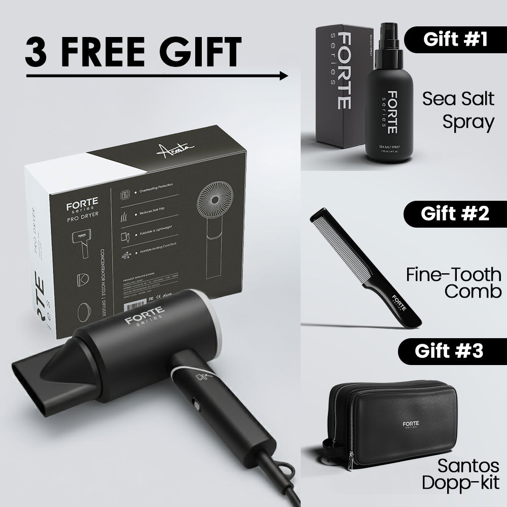Traveler’s Volumizing Dryer + 3 Free Gifts - Forte Series