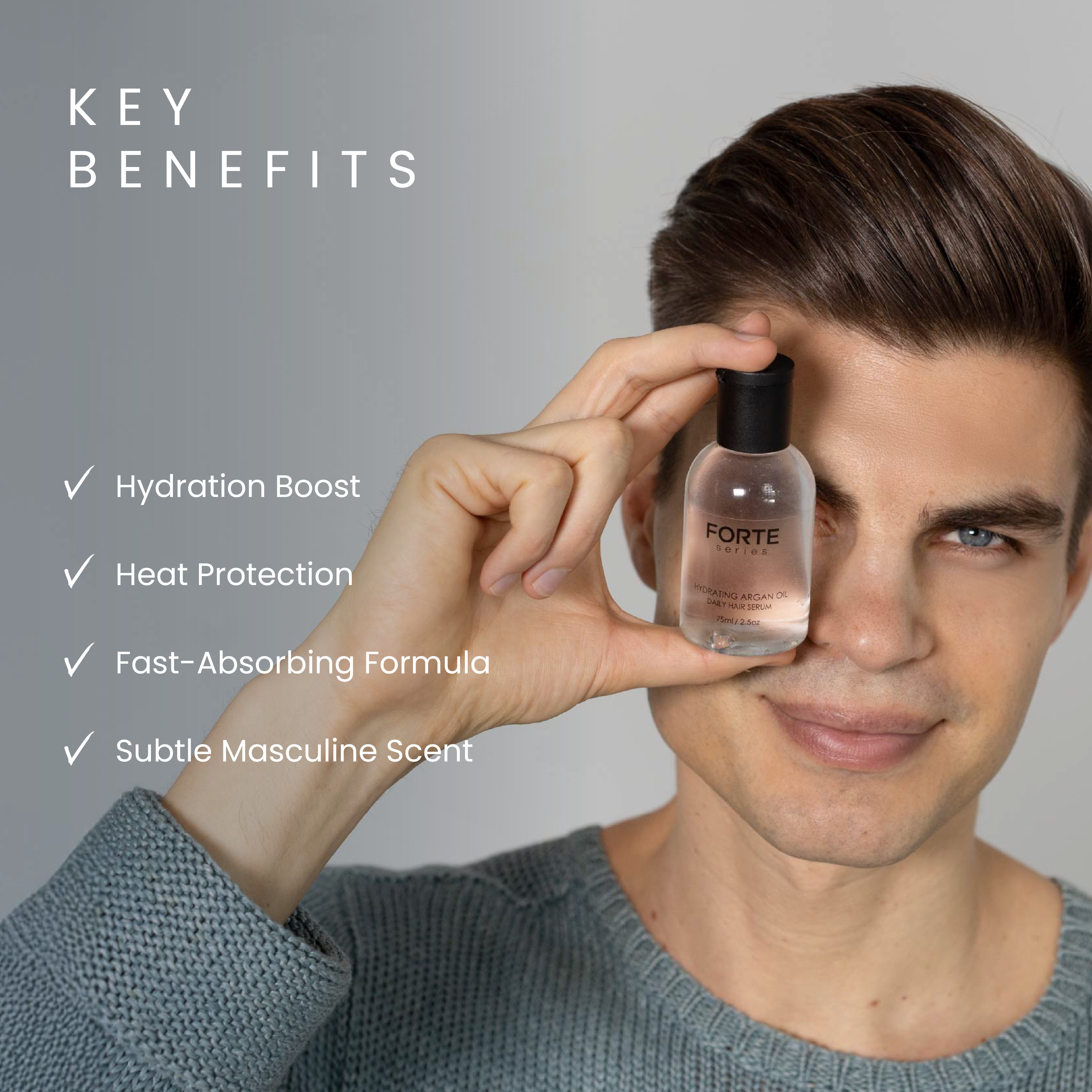 A single green leaf against a white background.