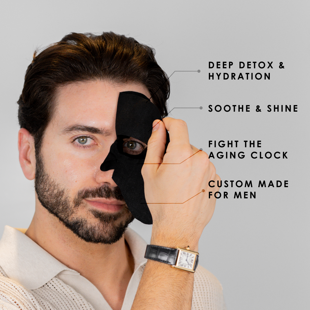 Bamboo Charcoal Face Mask - Intense Hydrating & Detoxifying - 4 pack | Forte Series - Forte Series