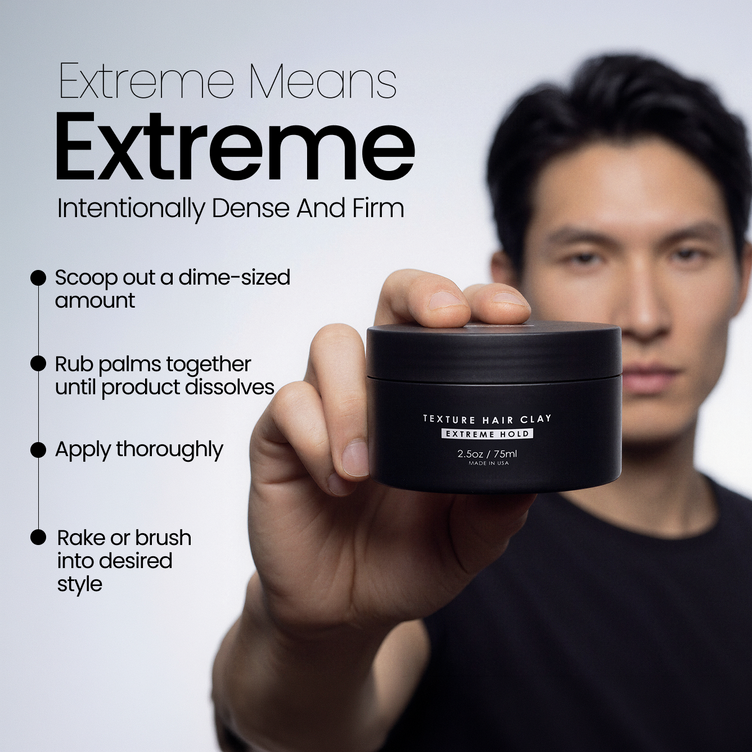 Texture Clay - Extreme Hold - Texture & Volume - 2.5 Oz - Forte Series