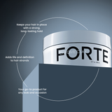 Chrome Clay - Strong Hold & Matte Finish 2.5 Oz - Forte Series