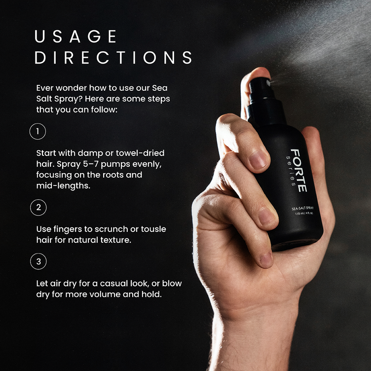 Sea Salt Spray - Beachy Texture & Volume - 4 Oz - Forte Series