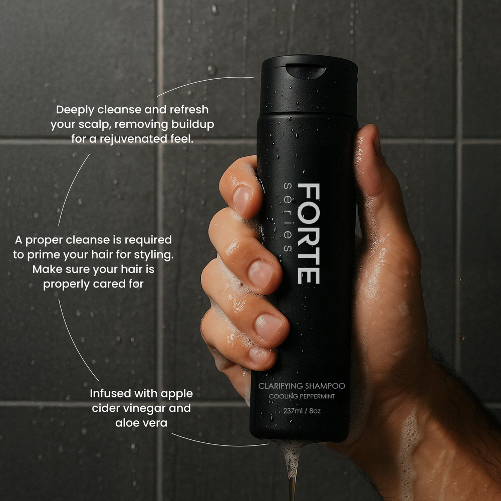 Clarifying Shampoo - Deep Cleanse & Detox - 8 Oz - Forte Series