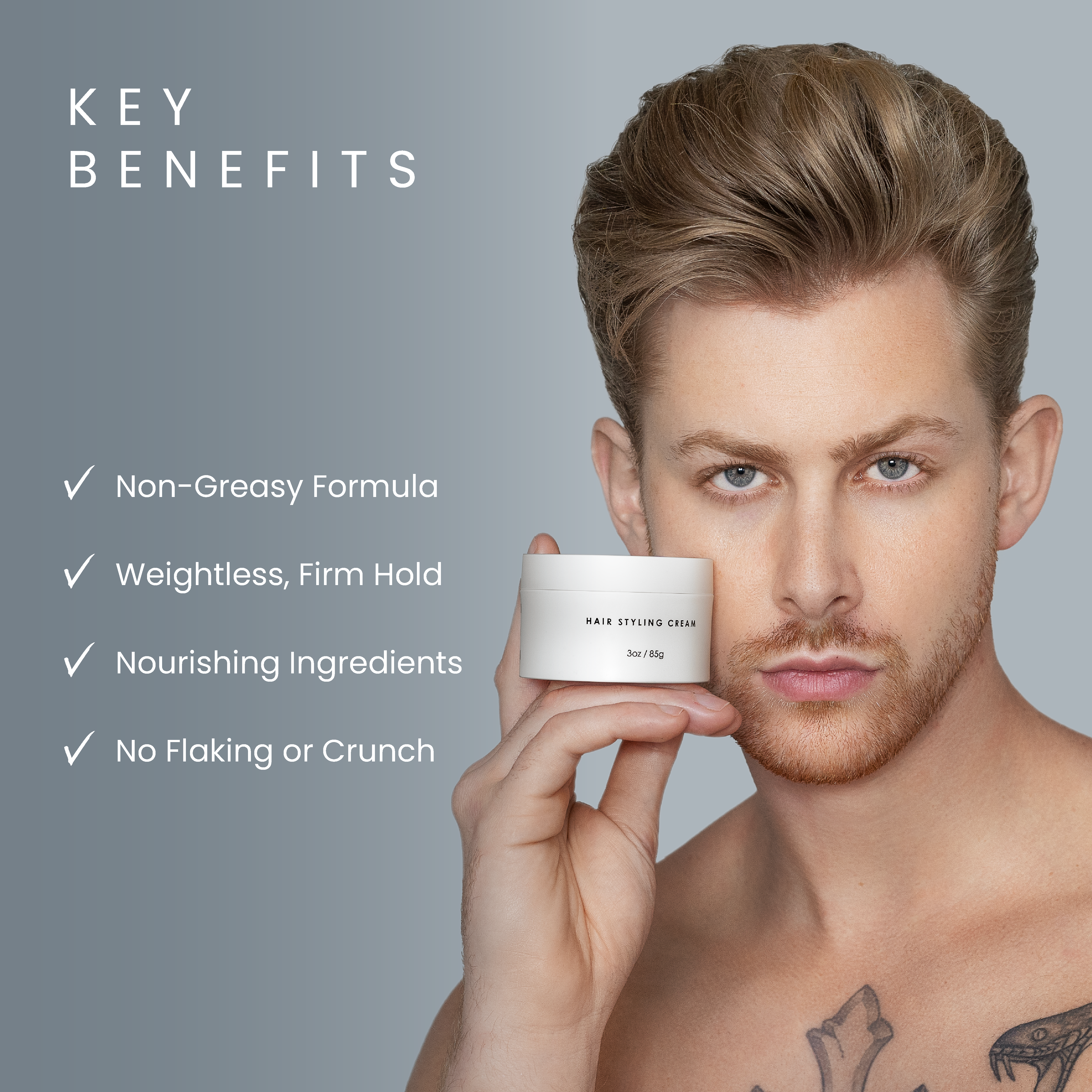 Styling Cream - Firm Hold, Thickening & Nourishing-3 Oz - Forte Series