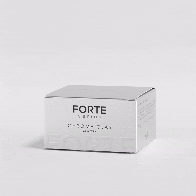 Chrome Clay - Strong Hold & Matte Finish 2.5 Oz | Forte Series - Forte Series