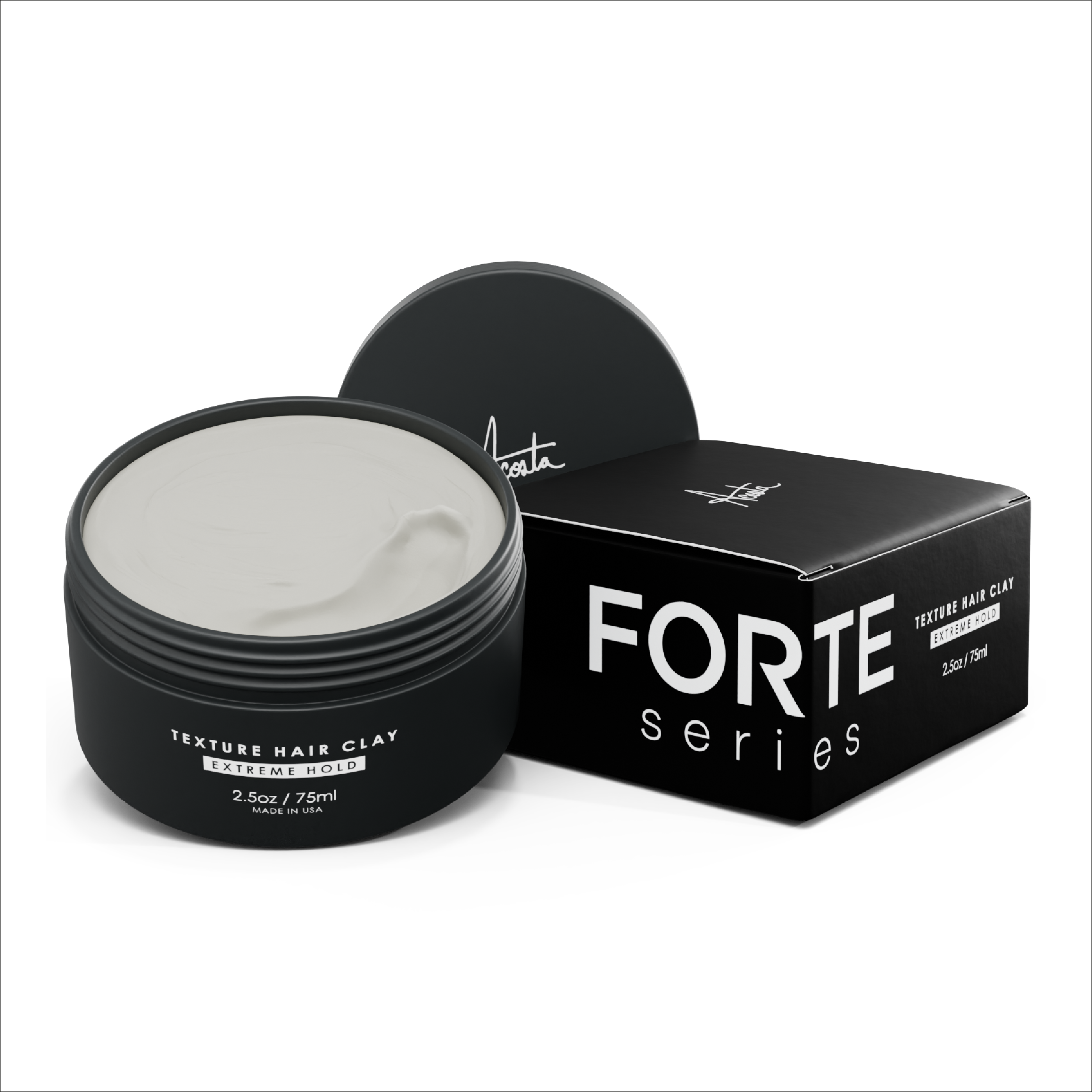 Texture Clay - Extreme Hold - Texture & Volume - 2.5 Oz - Forte Series