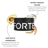 Pomade - Medium Hold, Natural Finish & Water-Based - 3 Oz | Forte Series - Forte Series